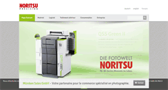 Desktop Screenshot of noritsu.fr