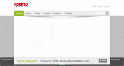 Desktop Screenshot of noritsu.eu